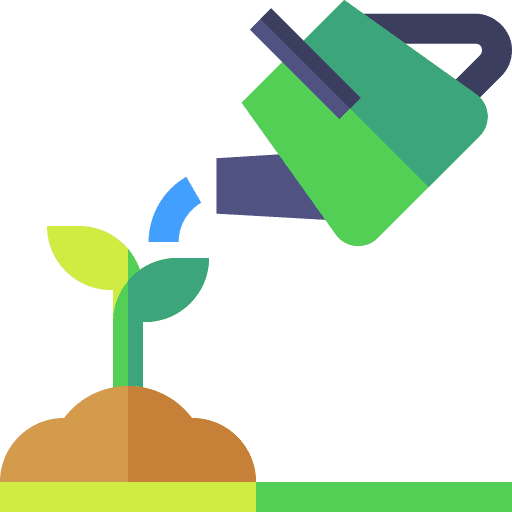 Watering plants plant gardening watering can icon Watering plants plant gardening watering can icon