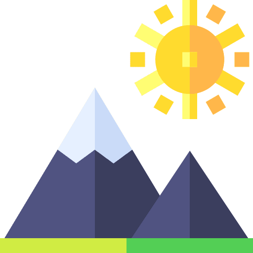 Mountains landscape weather mountains icon Mountains landscape weather mountains icon