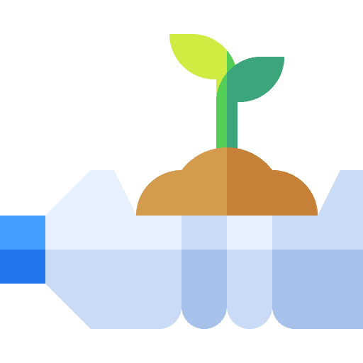 Reuse farming and gardening reuse flowerpot icon Reuse farming and gardening reuse flowerpot icon