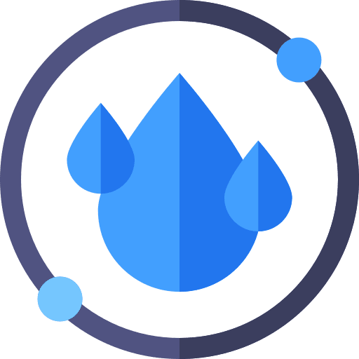 Renewable recycle raindrop ecology icon Renewable recycle raindrop ecology icon