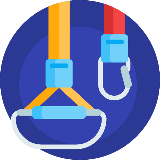 Resistance band bodybuilder resistance band sports and competition icon