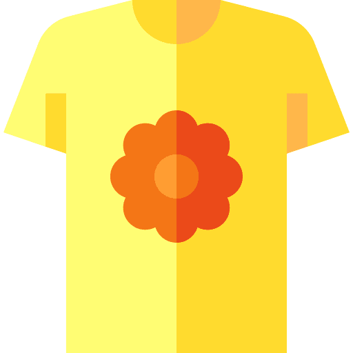 Tshirt tshirt flower clothes icon Tshirt tshirt flower clothes icon