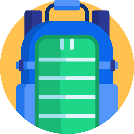 Backpack travel school bag backpack icon Backpack travel school bag backpack icon