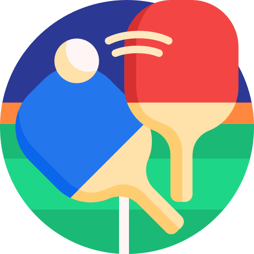 Table tennis sports and competition racket ping pong icon Table tennis sports and competition racket ping pong icon