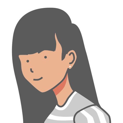 Long haired profile long haired stripe icon