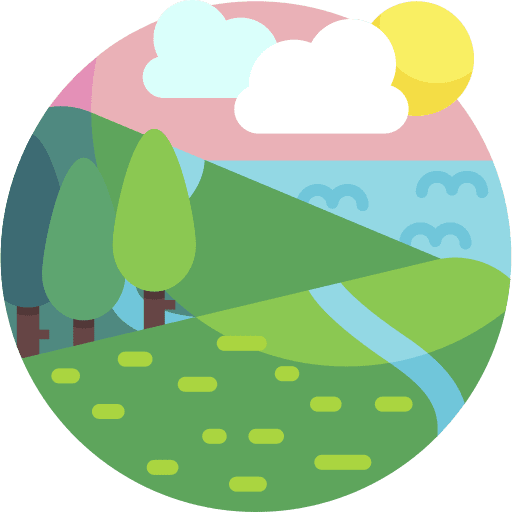 Landscape landscape nature tree icon