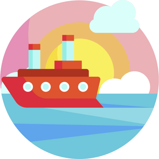 Nature cruise travel nature icon Nature cruise travel nature icon