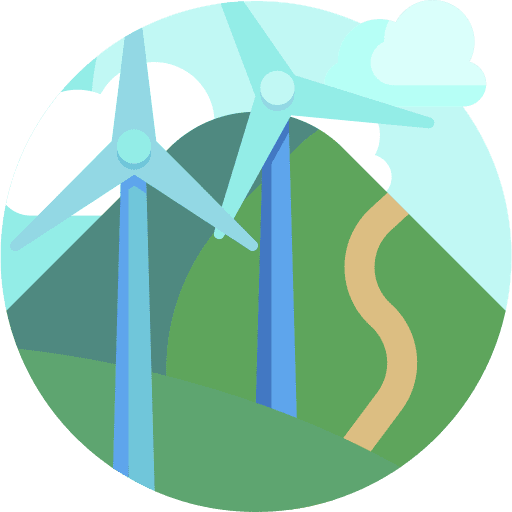 Nature windmill ecology and environment wind turbine icon Nature windmill ecology and environment wind turbine icon