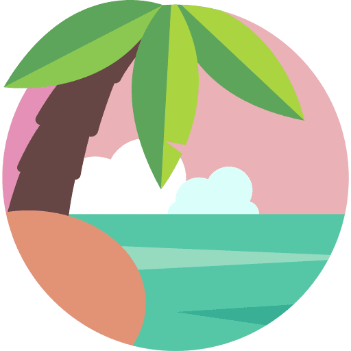 Island sea lanscape nature icon Island sea lanscape nature icon