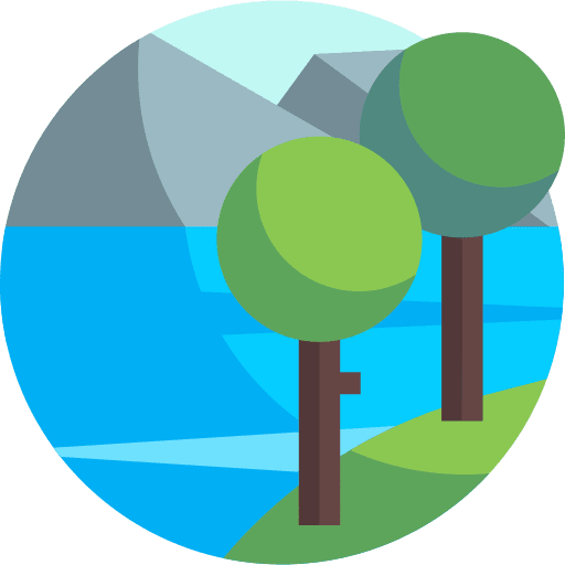 Nature tree nature river icon Nature tree nature river icon