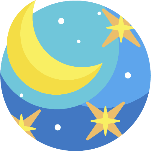 Night night moon phase nature icon Night night moon phase nature icon