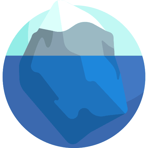 Iceberg landscape scenery north pole icon Iceberg landscape scenery north pole icon