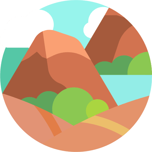 Mountain landscape scenery nature icon Mountain landscape scenery nature icon