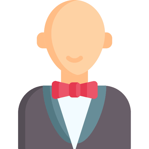 Groom groom elegant people icon