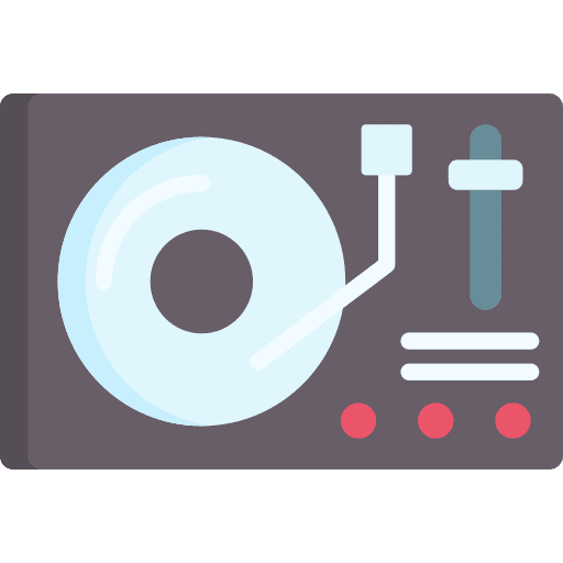 Turntable turntable dj dj mixer icon Turntable turntable dj dj mixer icon
