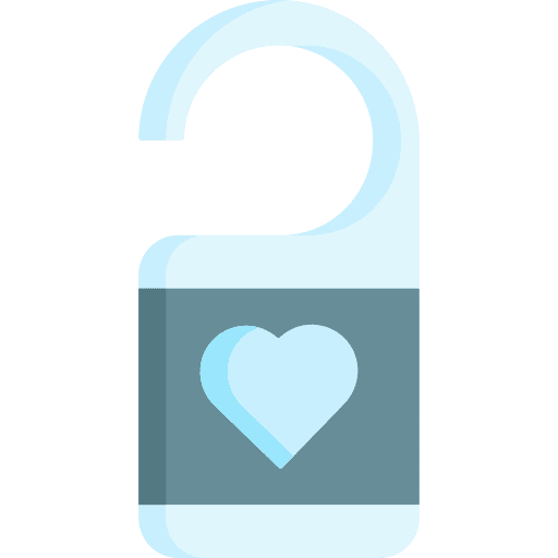 Door knob sign love door knob sign signaling icon Door knob sign love door knob sign signaling icon