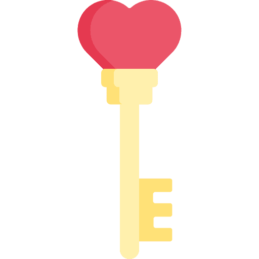 Key relationship love and romance key icon Key relationship love and romance key icon