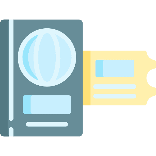 Passport travel passport identification icon Passport travel passport identification icon