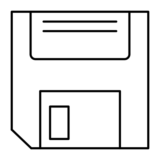 Floppy disk save floppy disk data storage icon