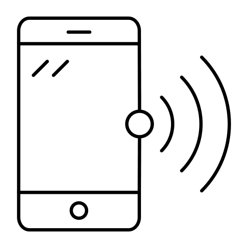 Smartphone signal smartphone mobile icon