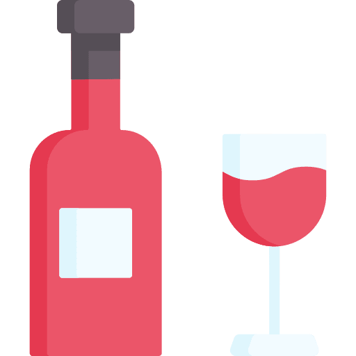 Wine bottle glass alcoholic drink beverage icon Wine bottle glass alcoholic drink beverage icon