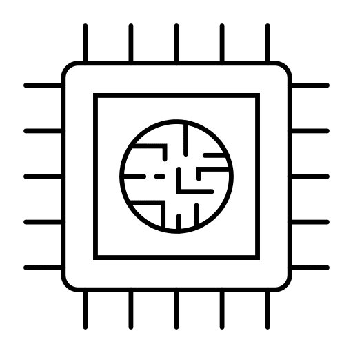 Cpu chip cpu processor icon