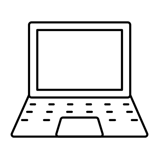 Laptop computing technology electronics icon
