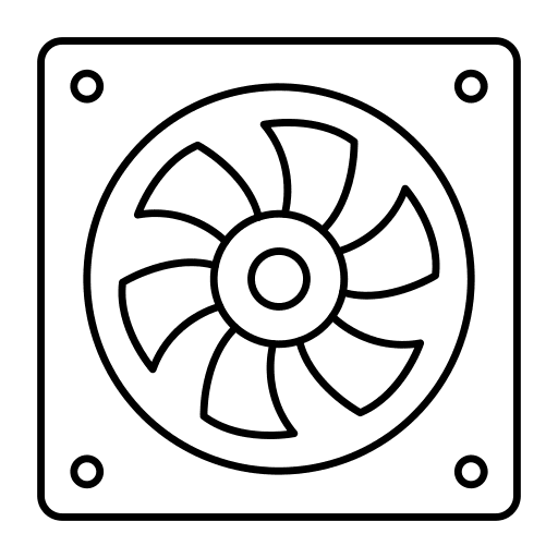 Fan fan cooling computer icon