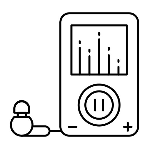Mp3 player mp3 player device technology icon