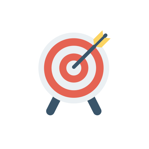 Dartboard focus dartboard target icon