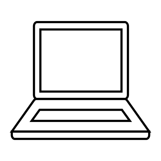 Laptop electronic electronics technology icon
