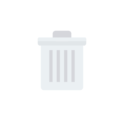 Dustbin bin trash can icon