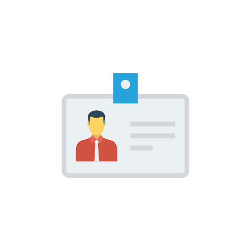 Id card picture profile id card icon