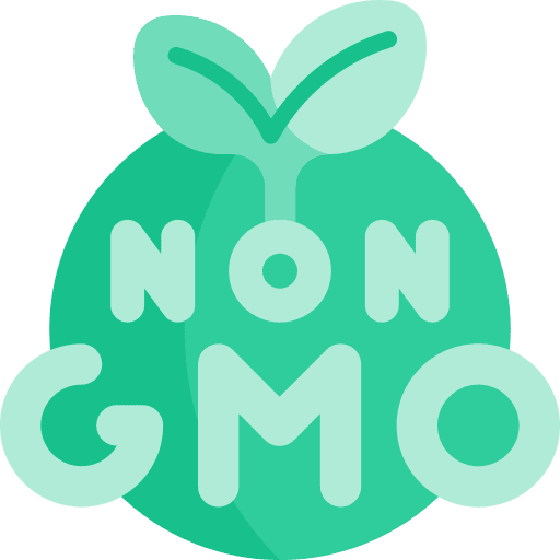 No gmo vegetarian food vegan icon