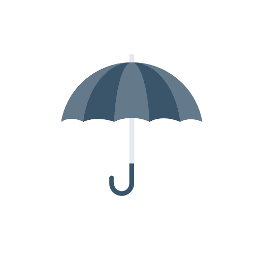 Umbrella umbrella rain security icon