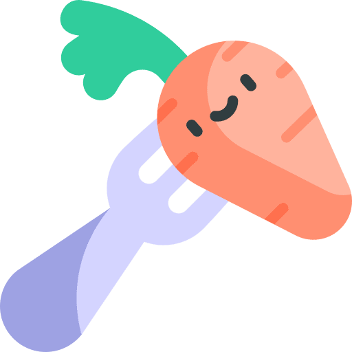 Fork cutlery vegan vegetables icon