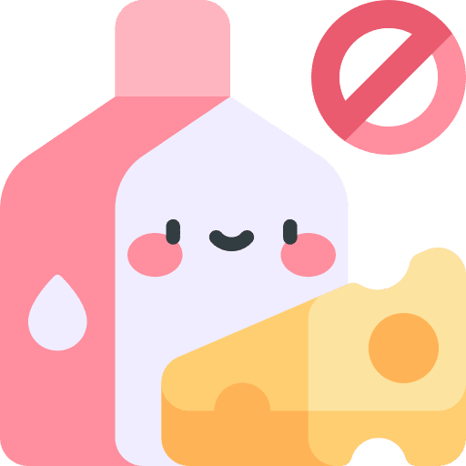 No cheese vegan diet food icon
