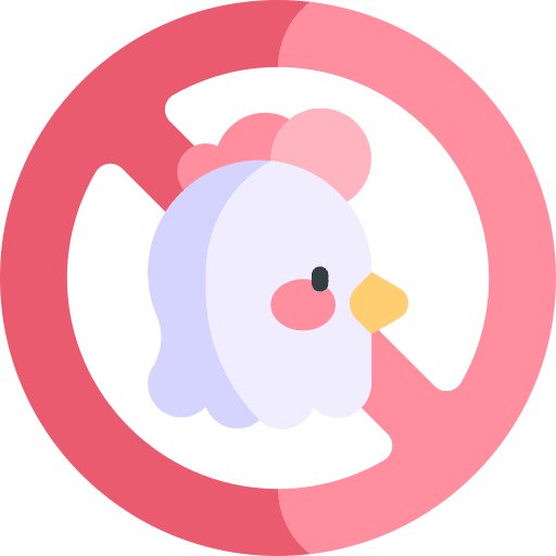 No chicken diet food no chicken icon