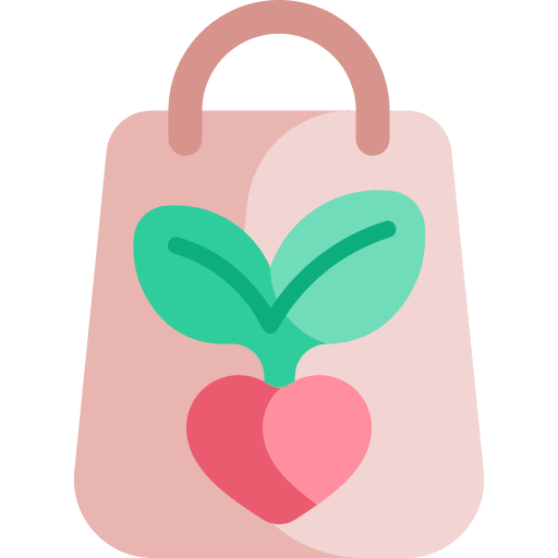 Grocery bag paper bag food and restaurant market icon