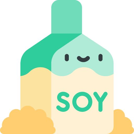 Soy milk healthy food vegan nutrition icon