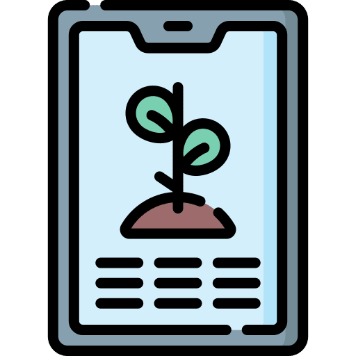 App agriculture farming and gardening smart farm icon