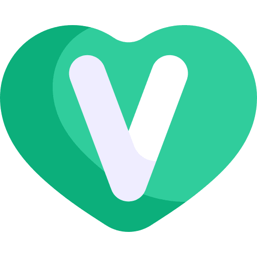Vegan vegan symbol love sign icon