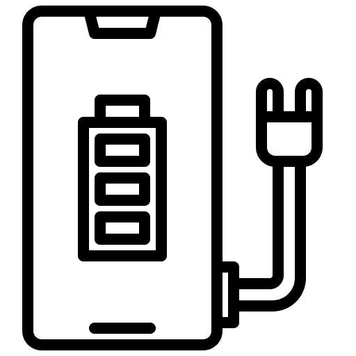 Charging battery phone electronics battery icon Charging battery phone electronics battery icon