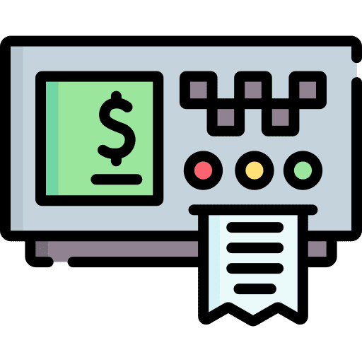 Taximeter vehicle car transportation icon