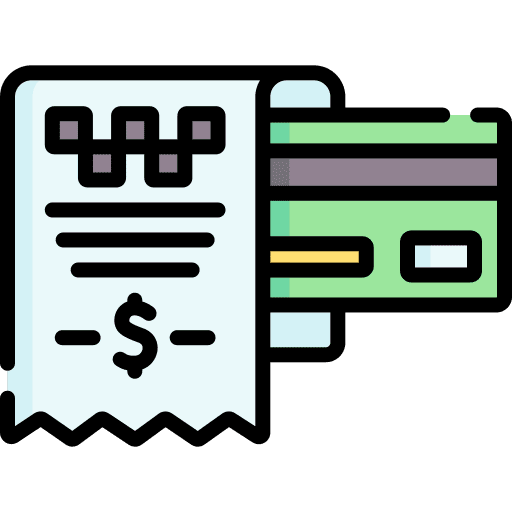 Invoice tip commerce and shopping payment icon Invoice tip commerce and shopping payment icon