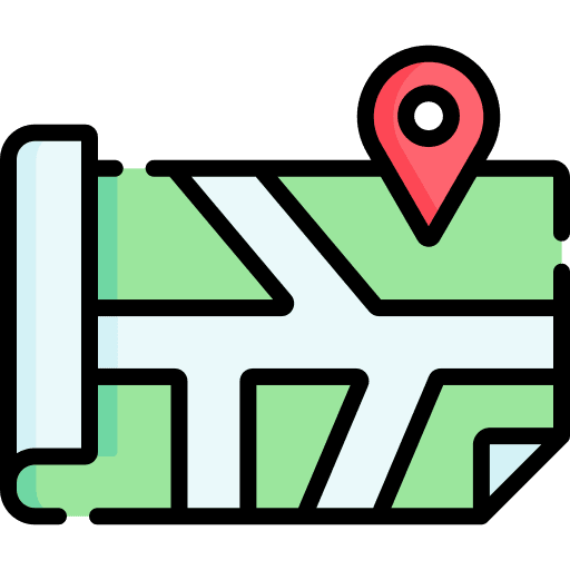 Map region location pin street map icon Map region location pin street map icon