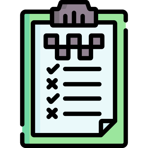 Test file exam taxi icon Test file exam taxi icon