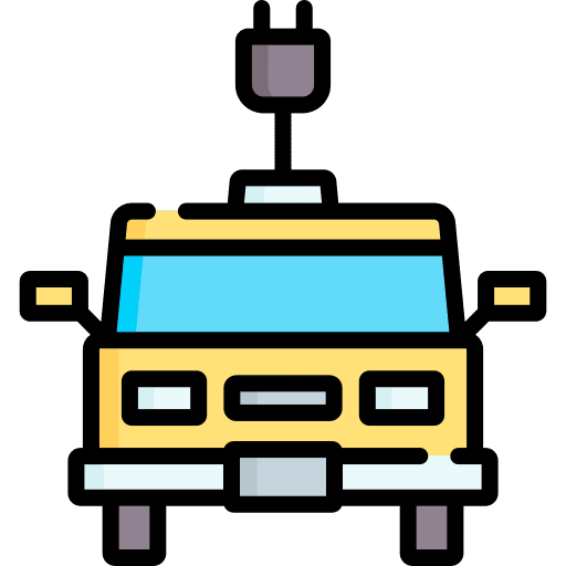 Electric transportation ecology and environment transport icon Electric transportation ecology and environment transport icon