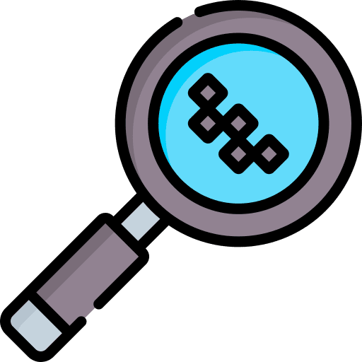 Searching loupe magnifying glass taxi icon Searching loupe magnifying glass taxi icon