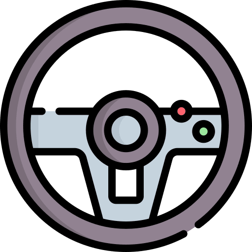 Steering wheel transport transportation car icon Steering wheel transport transportation car icon